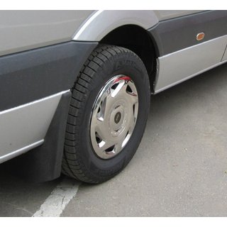OEM pokrovi koles iz nerjavnega jekla (za enojno os, 4 kosi) fotografija 4