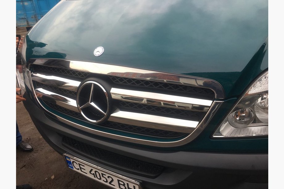 Mercedes Sprinter W906 2006–2018 Okrasne letvice za masko (2006-2013, nerjavno jeklo) Fotografija 5