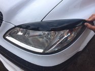 Mercedes Viano 2004–2014 Ravne obrvi za žaromete (črne) fotografija 1
