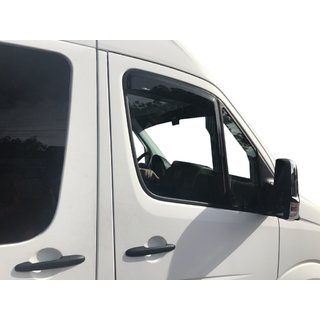 Lepljeni vetrni deflektorji za okna (2 kos, HIC) Mercedes Sprinter W906 2006–2018 fotografija 4