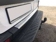 Volkswagen Crafter 2006–2016 Zaščitna letev zadnjega odbijača MAT (Omsa, nerjavno jeklo) fotografija 1