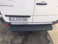 Volkswagen Crafter 2006–2016 Zaščitna letev zadnjega odbijača MAT (Omsa, nerjavno jeklo) fotografija 4