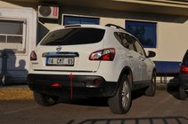 Nissan Qashqai 2010–2014 Obloga roba pokrova prtljažnika (inox) Carmos - turško nerjaveče jeklo fotografija 2