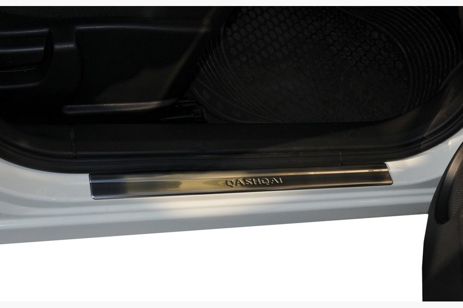 Nissan Qashqai 2010–2014 Zaščitne ploščice pragov (Omsa, 4 kosi, nerjavno jeklo) Image
