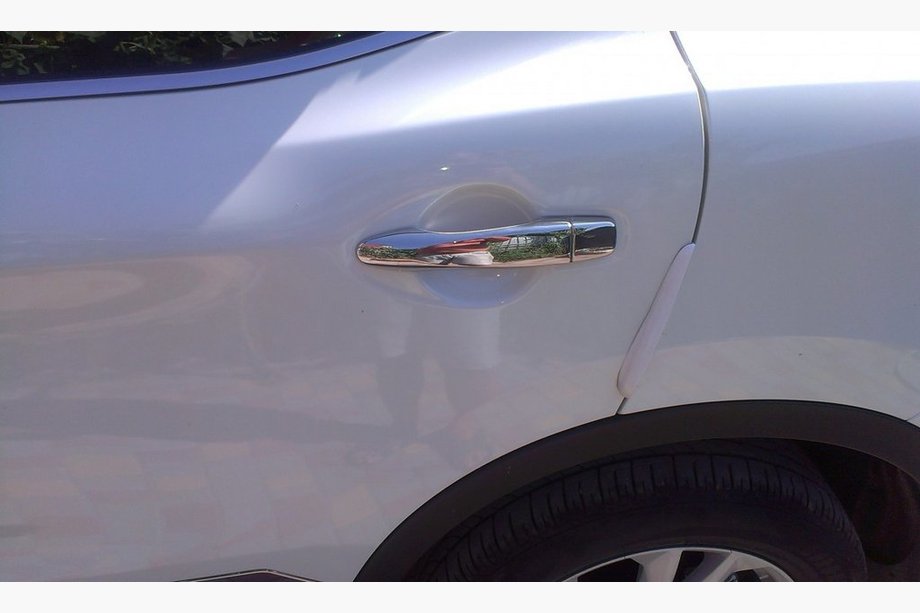 Nissan X-trail T32/Rogue 2014–2021 Kromirane obloge kljuk vrat (4 kosi, nerjavno jeklo) Image