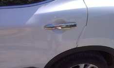Nissan X-trail T32/Rogue 2014–2021 Kromirane obloge kljuk vrat (4 kosi, nerjavno jeklo) fotografija 1