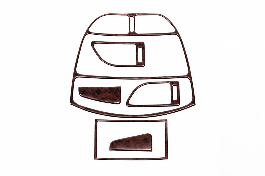 Chery Tiggo 1 2005–2016 Obloge armaturne plošče (mali komplet) Aluminij Image
