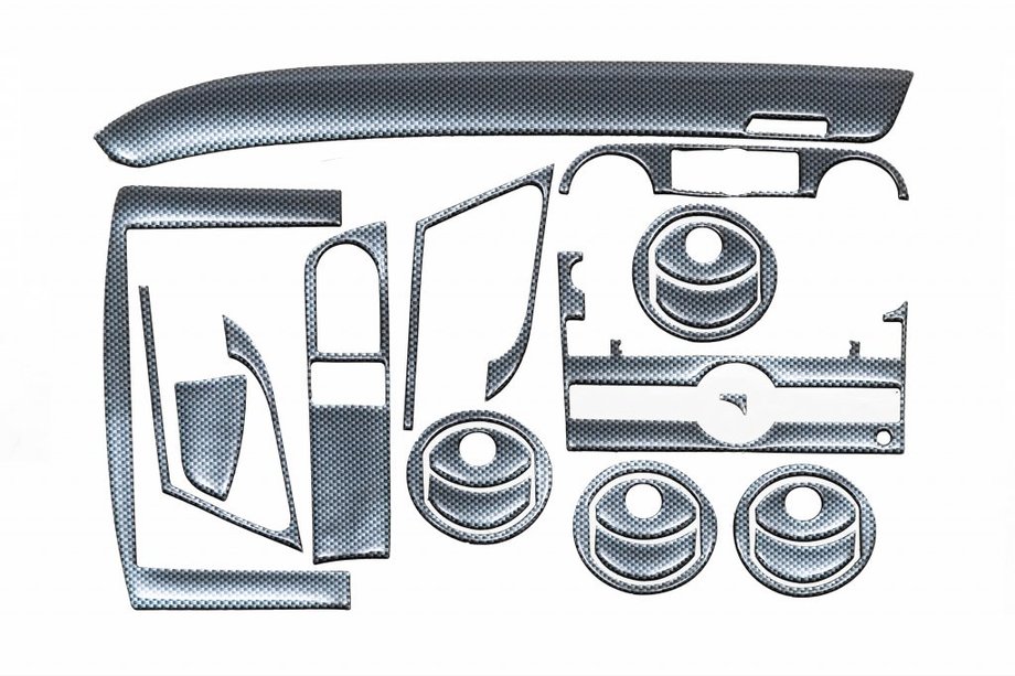 Chevrolet Aveo T250 2005–2011 Okrasne obloge armaturne plošče (veliki komplet) Image