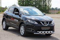 Nissan Qashqai 2014–2021 Sprednji zaščitni lok ST015 (nerjaveče jeklo) fotografija 3