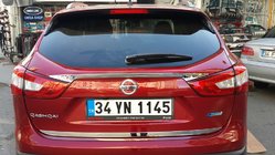 Nissan Qashqai 2014–2021 Zaščitna letev roba prtljažnika (nerjaveče jeklo) Carmos - turško nerjaveče jeklo fotografija 4