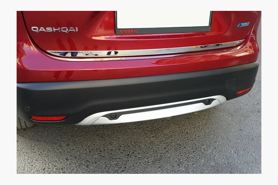 Nissan Qashqai 2014–2021 Zaščitna letev roba prtljažnika (nerjaveče jeklo) Carmos - turško nerjaveče jeklo Image