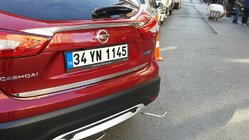 Nissan Qashqai 2014–2021 Zaščitna letev roba prtljažnika (nerjaveče jeklo) Carmos - turško nerjaveče jeklo fotografija 6