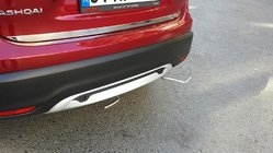 Nissan Qashqai 2014–2021 Zaščitna letev roba prtljažnika (nerjaveče jeklo) Carmos - turško nerjaveče jeklo fotografija 3