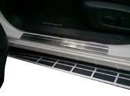 Nissan Qashqai 2014–2021 Zaščitne ploščice pragov (Omsa, 4 kosi, nerjavno jeklo) fotografija 3