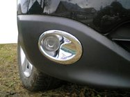 Nissan Qashqai 2007–2010 Okrasni pokrovi meglenk z vdolbino (2 kosa, plastika) fotografija 1