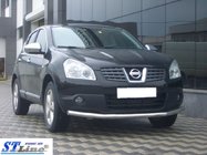 Nissan Qashqai 2007–2010 Sprednji zaščitni lok ST008 (nerjavno jeklo) fotografija 3