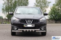 Nissan Qashqai 2010–2014 Sprednji zaščitni lok ST009-15 (nerjaveče jeklo) fotografija 2