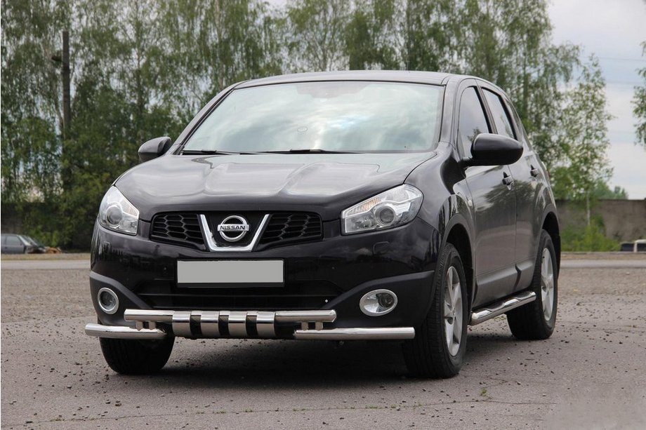 Nissan Qashqai 2010–2014 Sprednji zaščitni lok ST009-15 (nerjaveče jeklo) Image