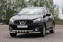 Nissan Qashqai 2010–2014 Sprednji zaščitni lok ST009-15 (nerjaveče jeklo) fotografija 1