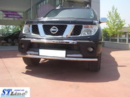 Nissan Navara 2006–2015 Sprednji zaščitni lok ST008 (nerjavno jeklo) fotografija 3