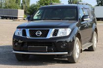 Nissan Navara 2006–2015 Sprednji zaščitni lok ST008 (nerjavno jeklo) fotografija 1