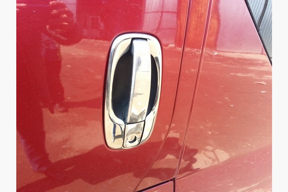 Opel Vivaro 2001–2015 Okvirji vratnih kljuk (4 kosi, nerjavno jeklo) Fotografija 3