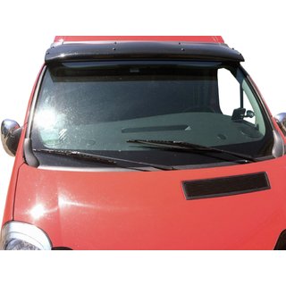 Vizir na vetrobransko steklo (črn sijaj, 5 mm) Nissan Primastar 2002–2014 fotografija 1