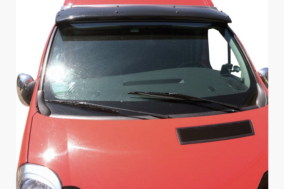 Renault Trafic 2001–2015 Vizir na vetrobransko steklo (črn sijaj, 5 mm) Image