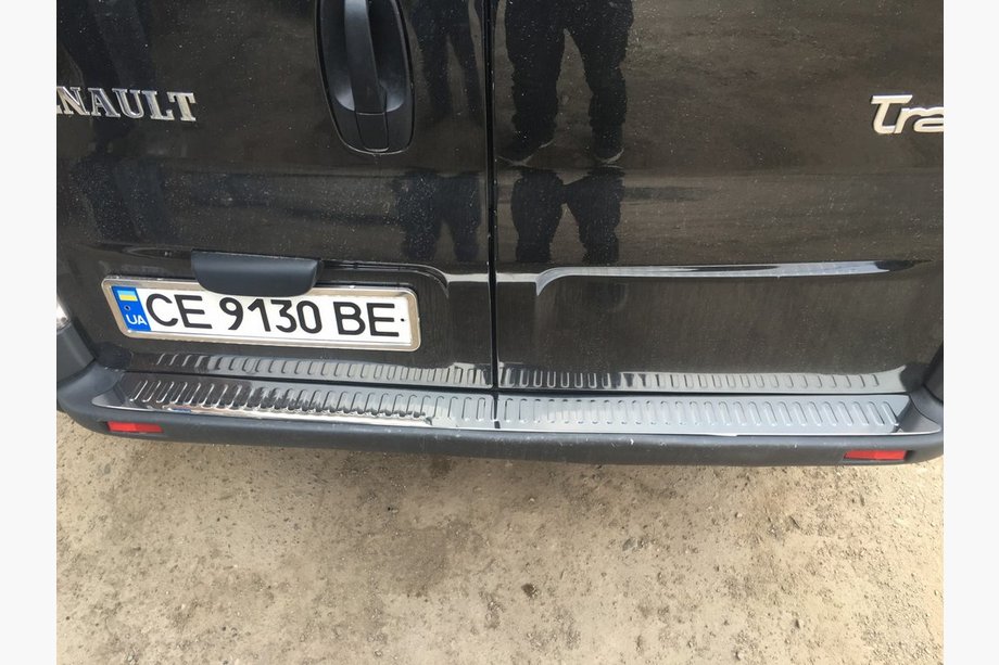 Opel Vivaro 2001–2015 Obloge zadnjega odbijača (OMSA, nerjaveče jeklo) Fotografija 2