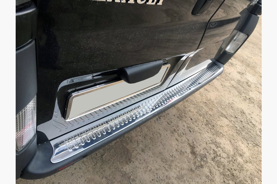 Nissan Primastar 2002–2014 Zaščitne letve za zadnji odbijač (Omsa, nerjaveče jeklo) Image