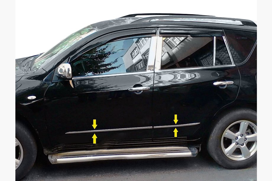 Toyota Rav 4 2006–2013 Letvica vrat (nerjavno jeklo) Image