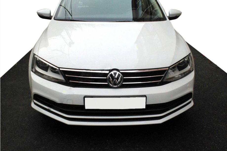 Volkswagen Jetta 2011–2018 Nerjaveče obloge za masko 2014↗ (nerjavno jeklo) Image