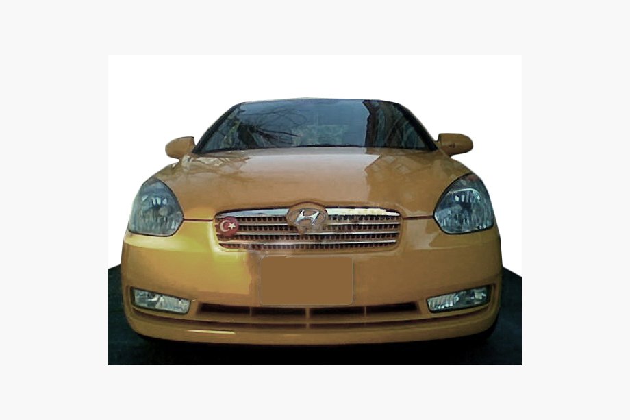 Hyundai Accent 2006–2010 Okrasne obloge za masko (2 kosa, nerjavno jeklo) Image
