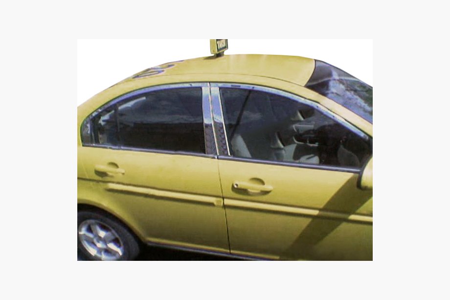 Hyundai Accent 2006–2010 Letvica stebričkov vrat (nerjavno jeklo) Image