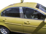 Hyundai Accent 2006–2010 Letvica stebričkov vrat (nerjavno jeklo) fotografija 1