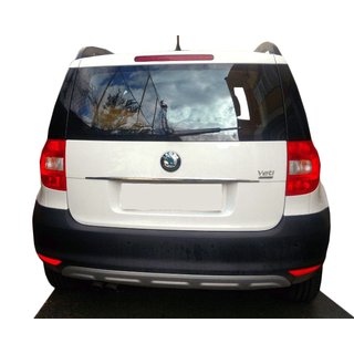 Letvica nad registrsko tablico (nerjavno jeklo) Skoda Yeti 2009–2017