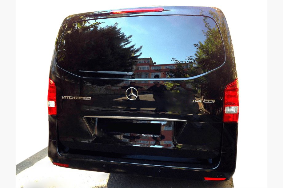 Mercedes Vito/V-razred W447 2014– Ozka letvica nad registrsko tablico (nerjavno jeklo) Image