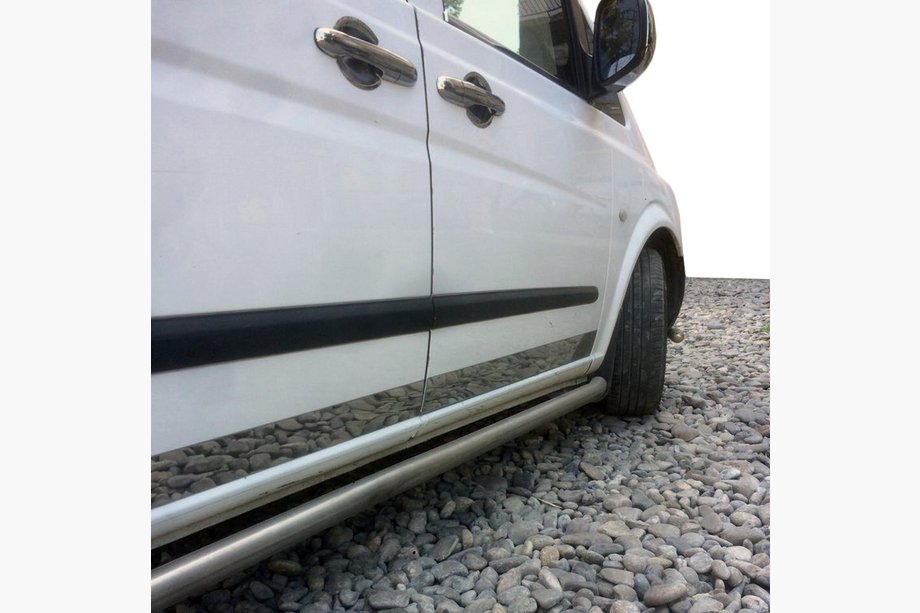 Mercedes Viano 2004–2014 Obrobna letev vrat (za rob vrat, 8-delni komplet, nerjaveče jeklo) Image