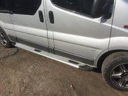 Renault Trafic 2001–2015 Bočne stopnice Bosphorus OLD Grey (2 kosa, aluminij) Dolga medosna razdalja fotografija 2