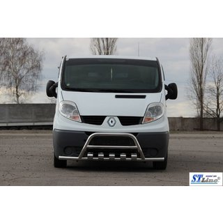 Sprednji zaščitni lok WT003-15 (inox) Nissan Primastar 2002–2014 fotografija 2