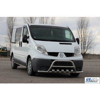 Sprednji zaščitni lok WT003-15 (inox) Nissan Primastar 2002–2014 fotografija 3