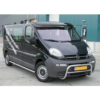 Vizir na vetrobransko steklo (črn sijaj, 5 mm) Nissan Primastar 2002–2014 fotografija 2