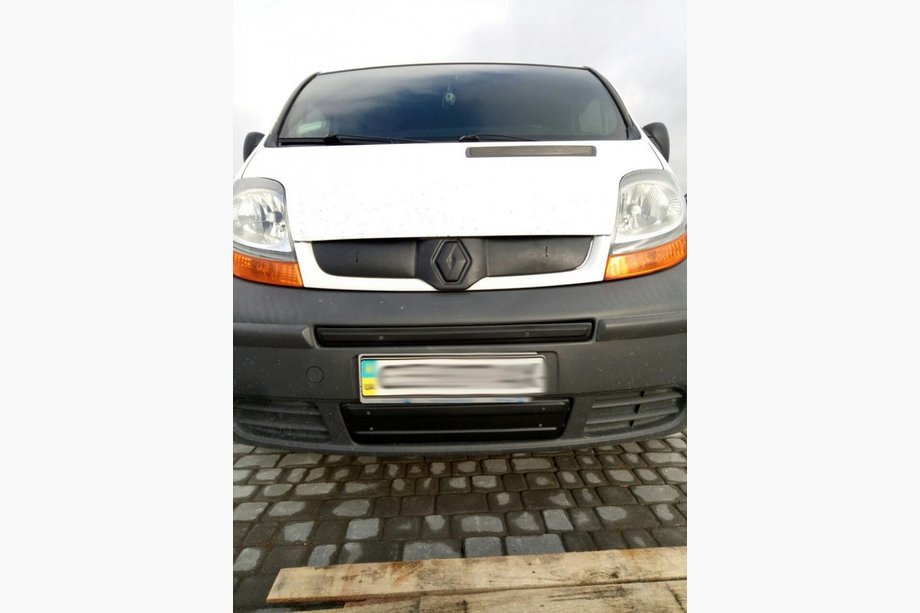 Renault Trafic 2001–2015 Zimska zgornja obloga maske hladilnika Fotografija 5