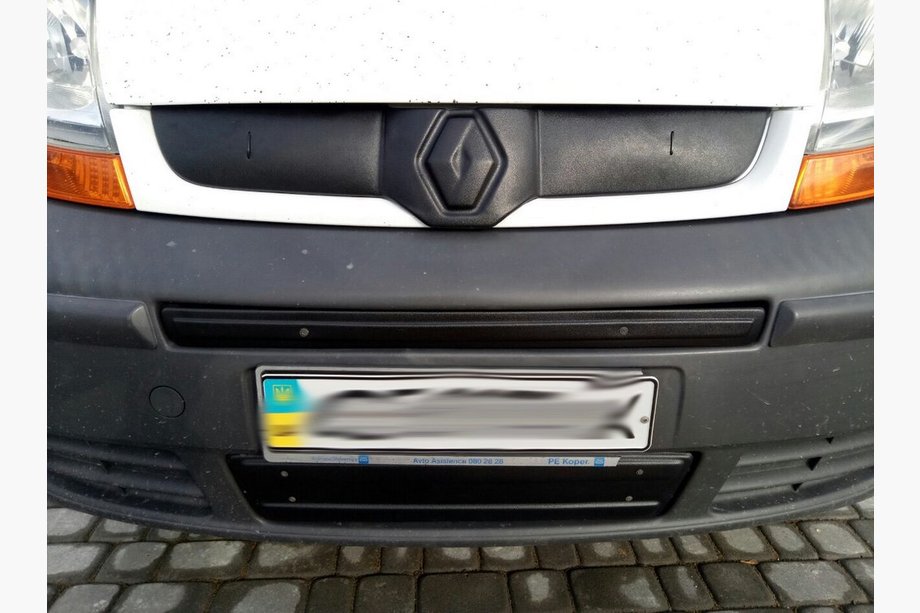 Renault Trafic 2001–2015 Zimska zgornja obloga maske hladilnika Fotografija 6