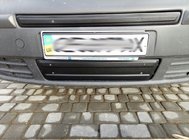 Renault Trafic 2001–2015 Zimska spodnja maska hladilnika (pod registrsko tablico) 2001-2007, mat fotografija 5