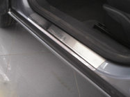 Opel Astra H 2004–2013 Nerjaveče letve pragov Nataniko (4 kosi) Premium - 3M lepilni trak, 0,8 mm fotografija 1