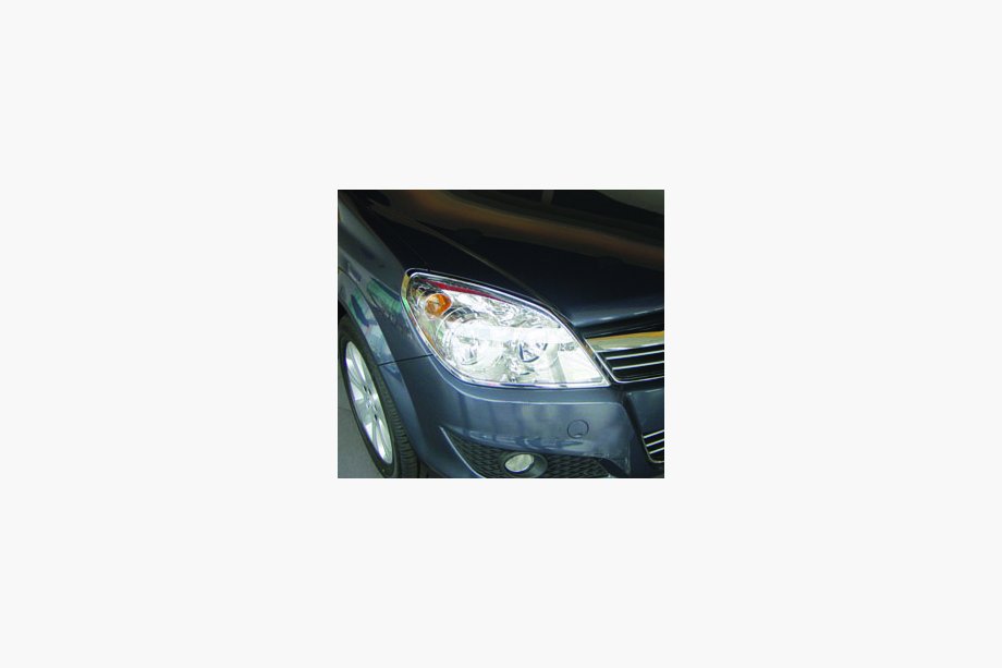 Opel Astra H 2004–2013 Kromirana obroba žarometov (HB, 2 kosa, plastika) Image