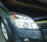 Opel Astra H 2004–2013 Kromirana obroba žarometov (HB, 2 kosa, plastika) fotografija 1