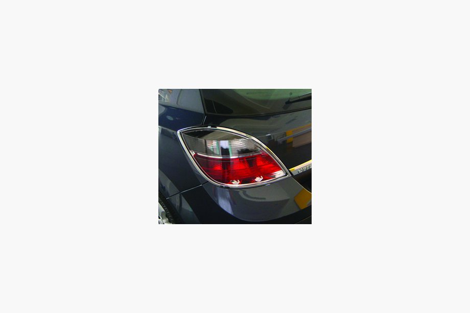 Opel Astra H 2004–2013 Kromirani pokrovi zadnjih luči (HB, 2 kosa, plastika) Image