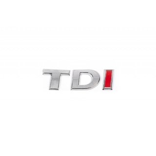 Napis TDI (poševna pisava) fotografija 1